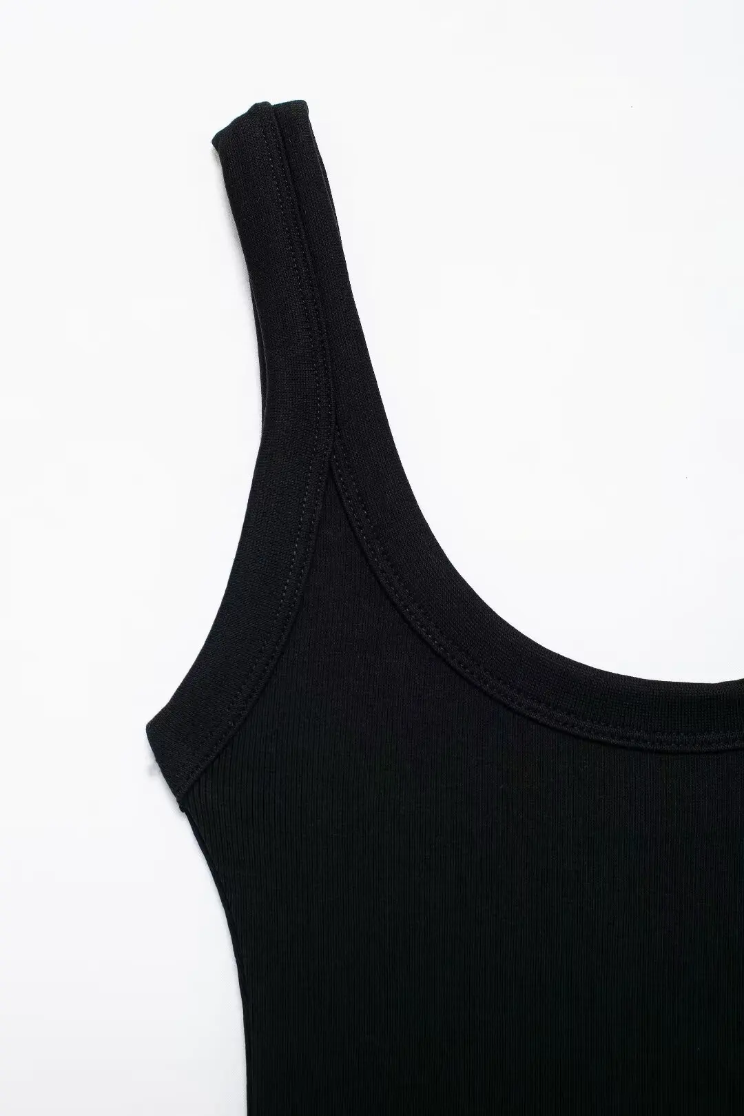 Slim-Fit Ribbed Bodysuit with Buttons — Image 20