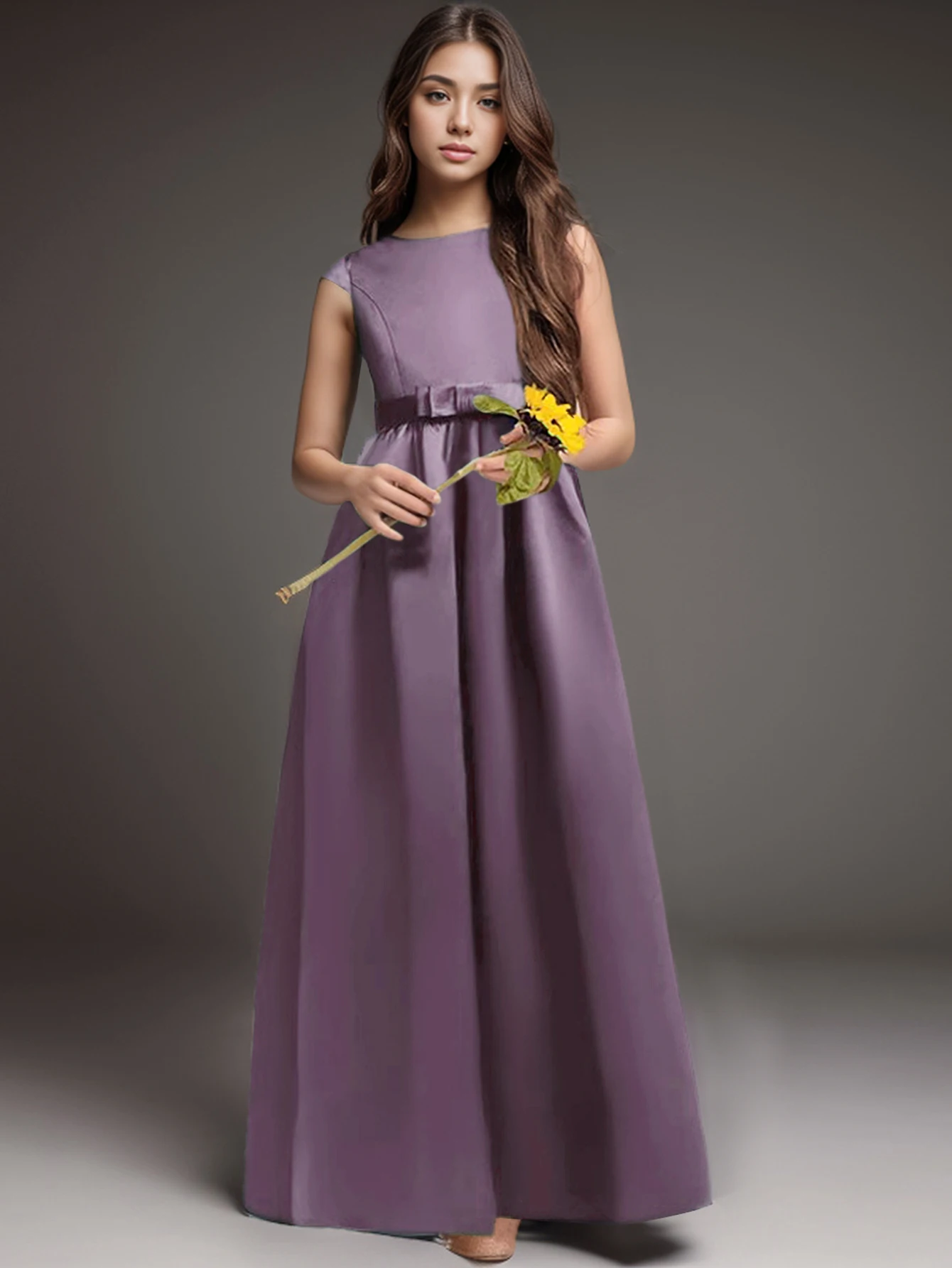 Girls' Open-Back Formal Dress — Image 8
