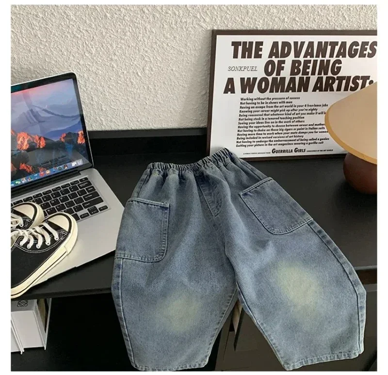 Kids' Solid Autumn Pants — Image 7