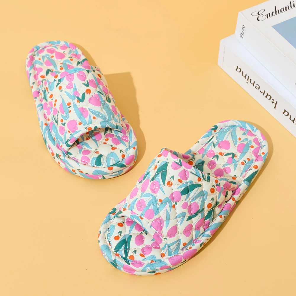Floral Cotton Summer Slippers — Image 10