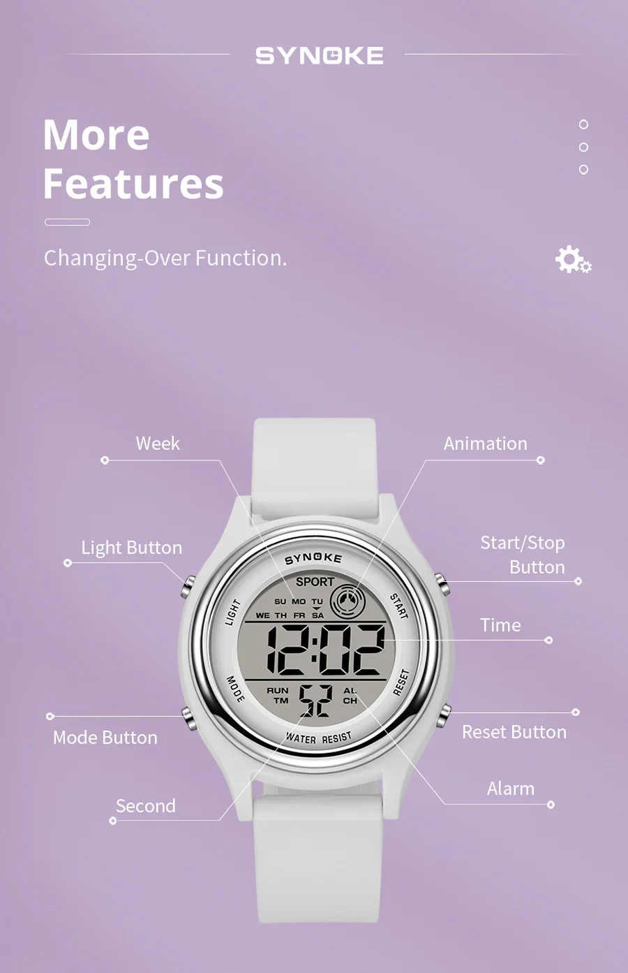 Kids' Water-Resistant Watch — Image 14