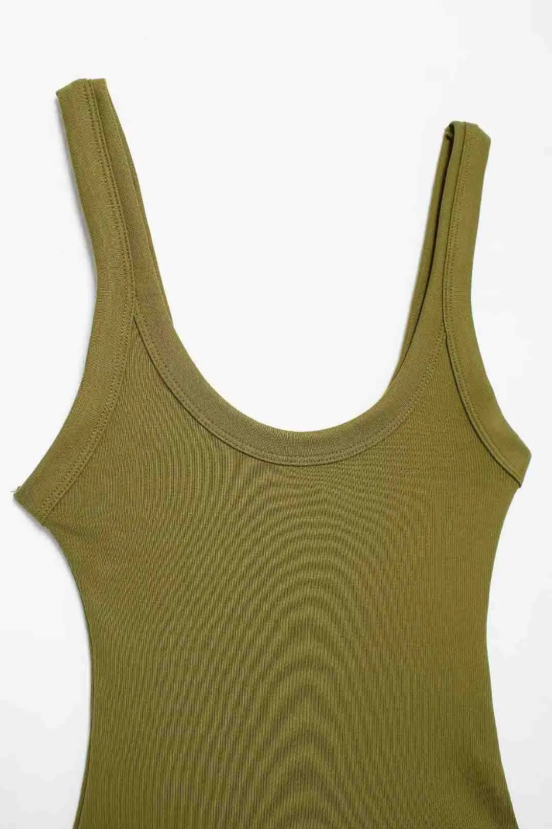Slim-Fit Ribbed Bodysuit with Buttons — Image 28