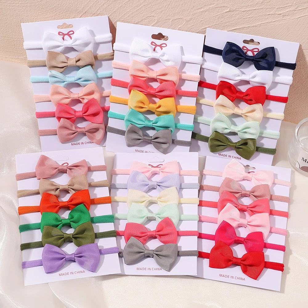 Baby 5-Piece Solid Set with Bow — Image 18