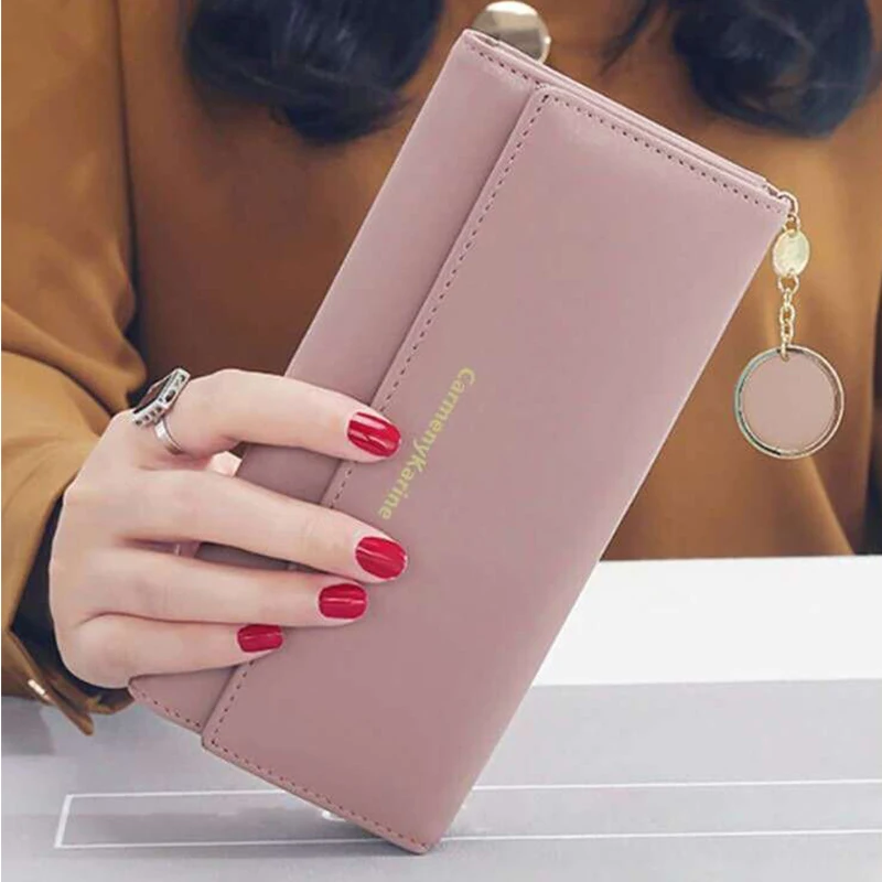Casual Leather Long Wallet — Image 8