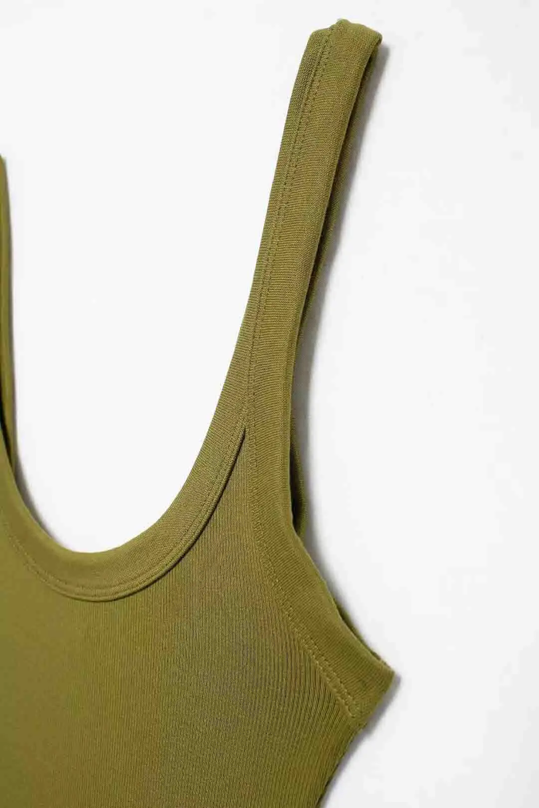 Slim-Fit Ribbed Bodysuit with Buttons — Image 30