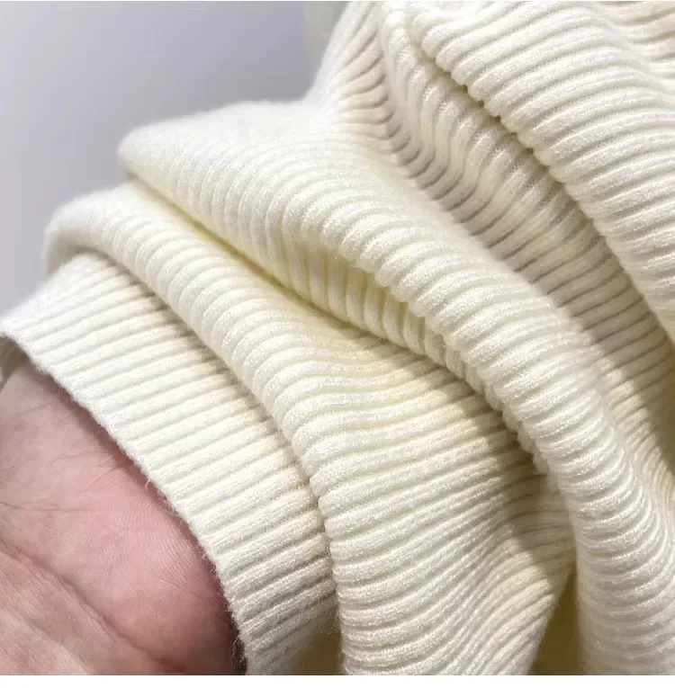 Solid Knitted Pullover — Image 13