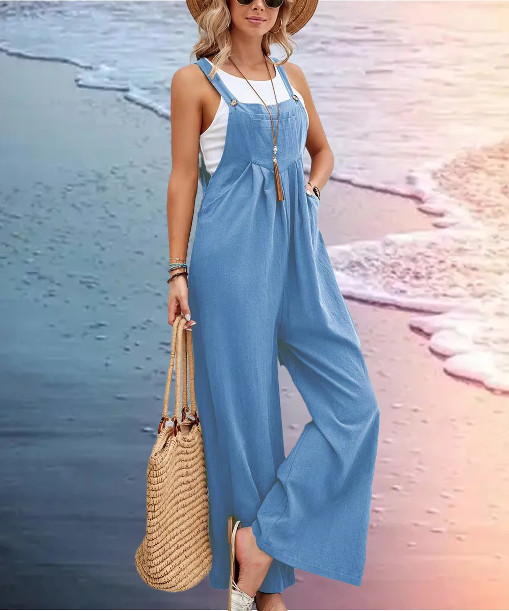 Wide-Leg Overalls — Image 3