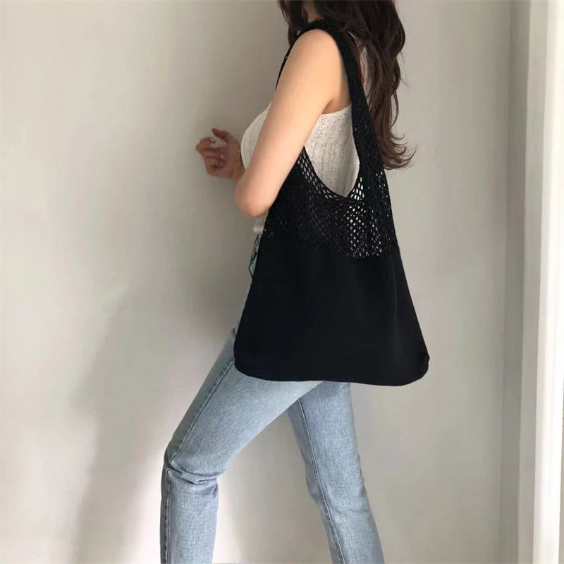 حقيبة يد كروشيه تريكو بطراز كلاسيكي — صورة 46