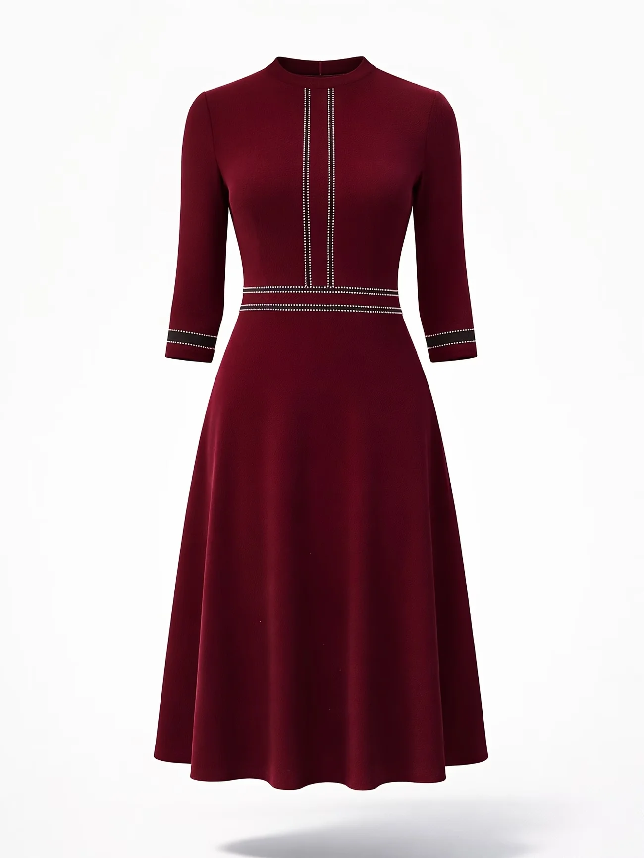 Elegant Loose Autumn Formal Dress — Image 6