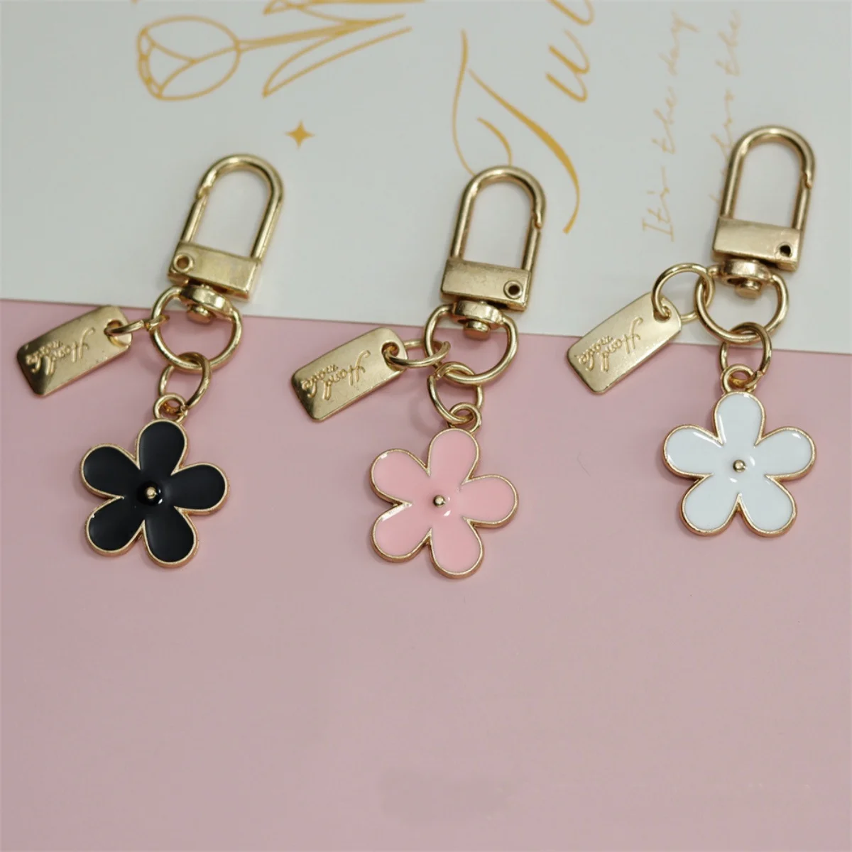 Floral Metal Bag with Chain — Image 7