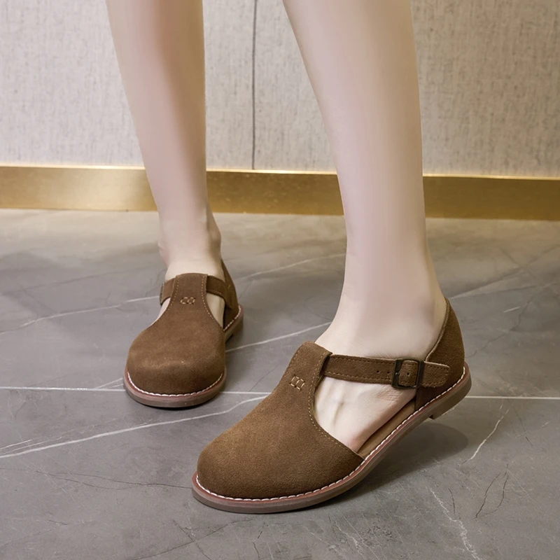 Retro Leather Sandals — Image 11