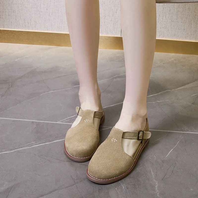 Retro Leather Sandals — Image 3