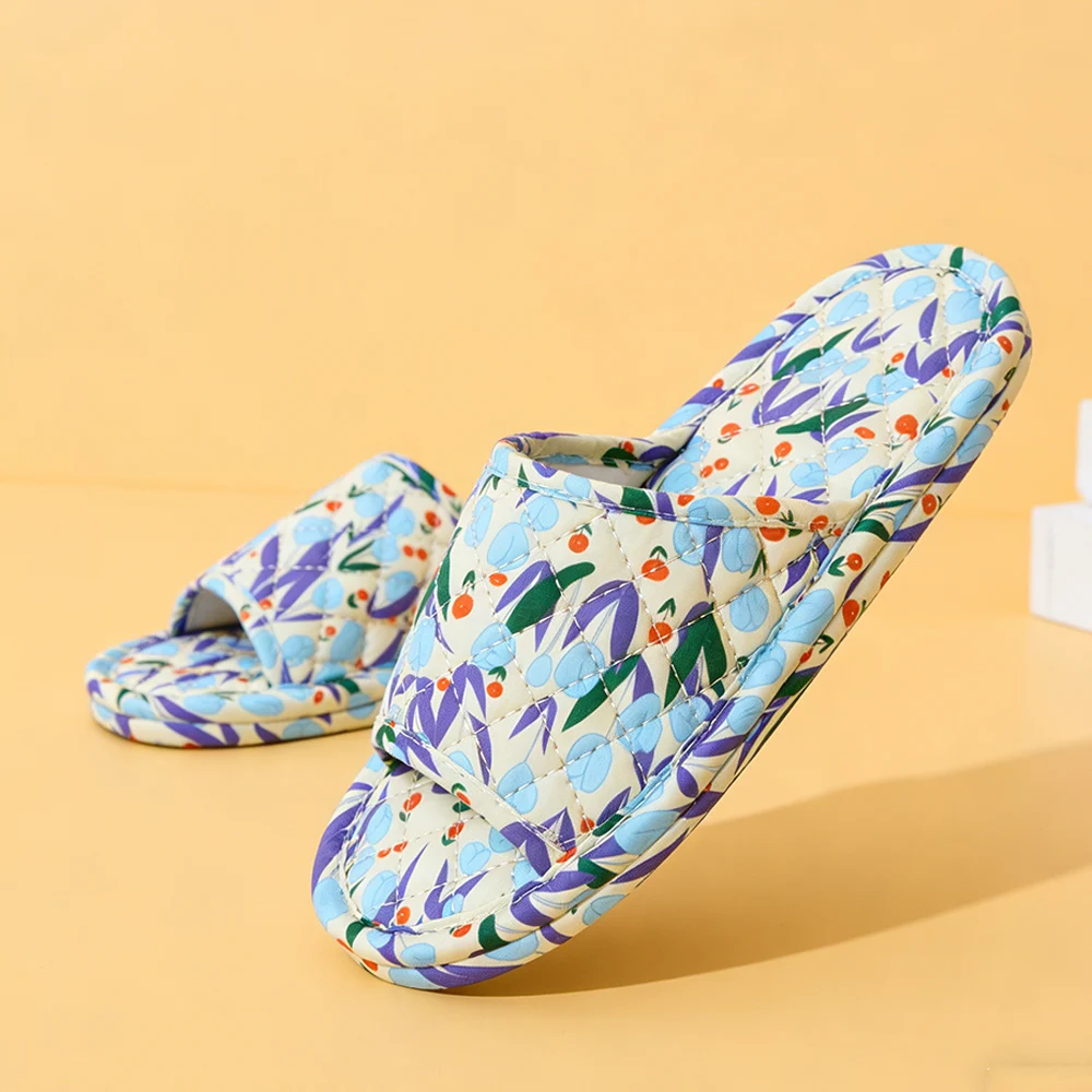 Floral Cotton Summer Slippers — Image 12