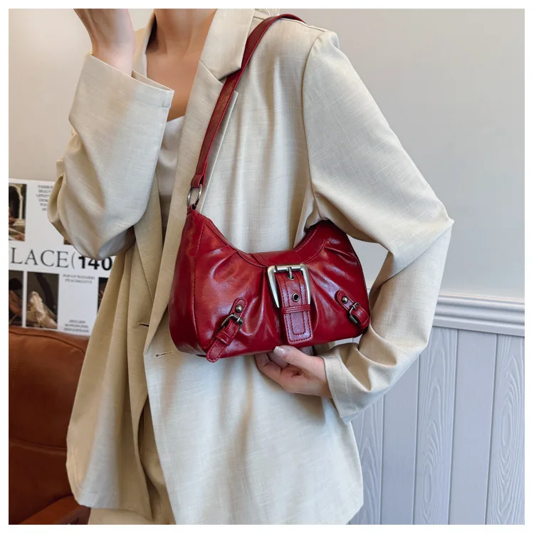 Retro Large-Capacity Pleated Bag — Image 19