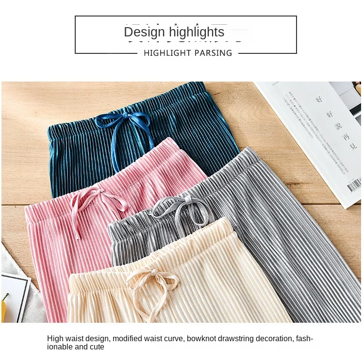 Kids' Pleated Summer Wide-Leg Pants — Image 4