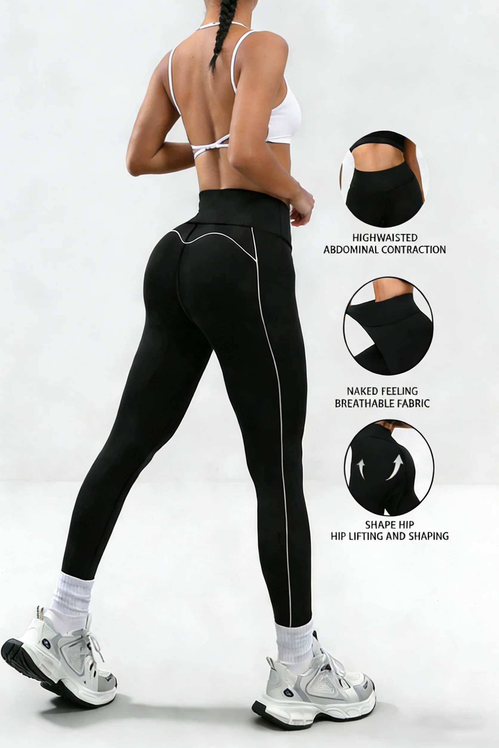 High-Waisted Leggings — Image 2