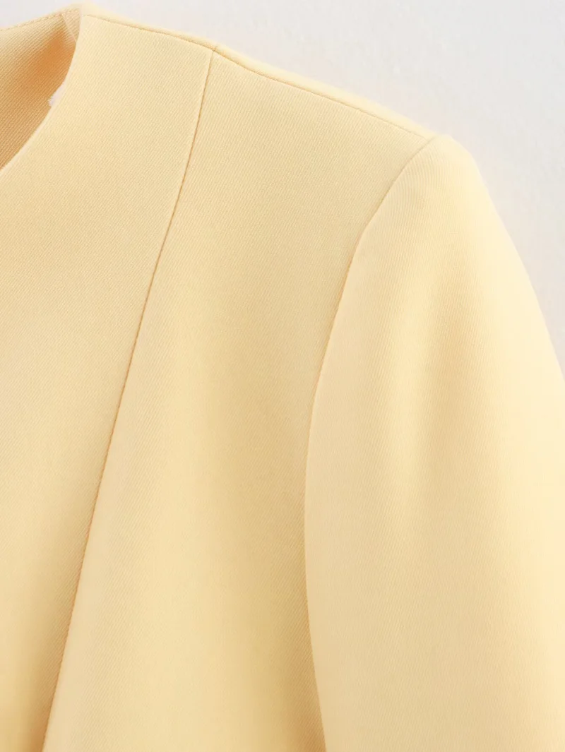 Retro Round Neck Blazer — Image 11