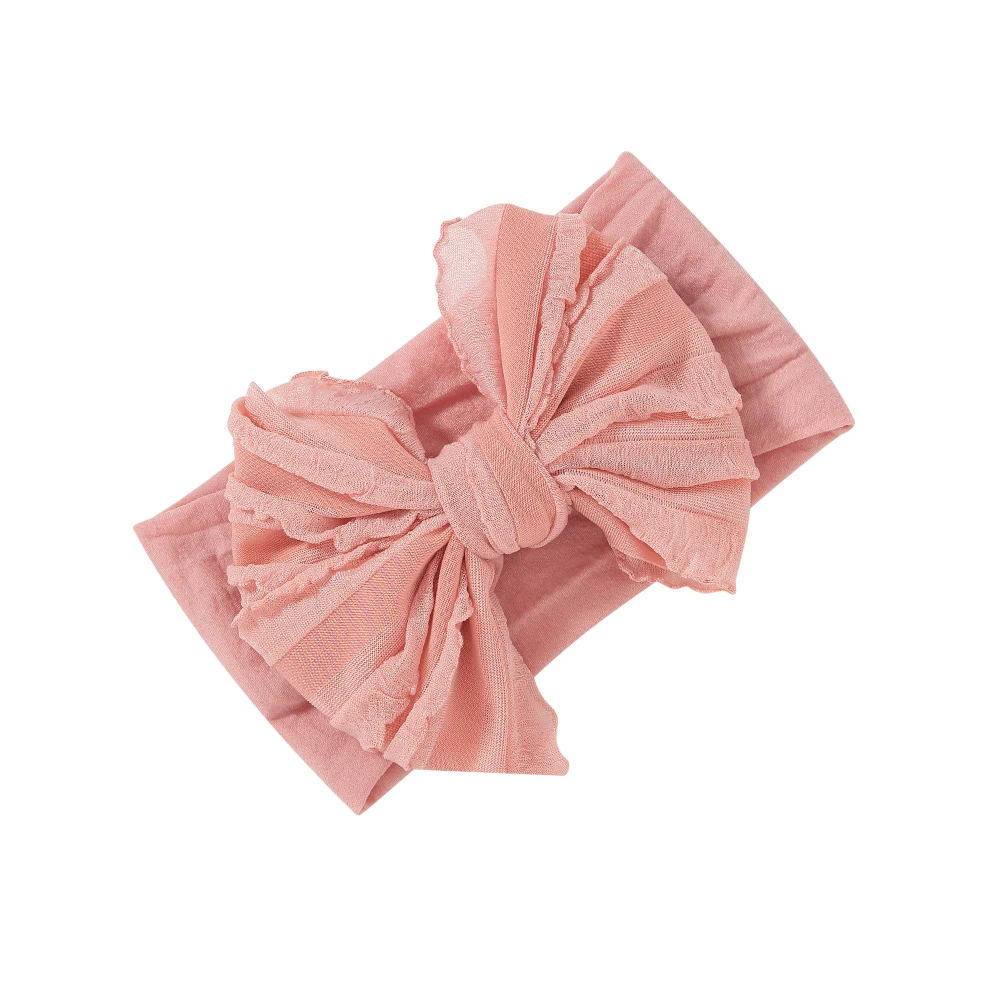 Newborn Nylon Hair Accessory with Bow — Image 4