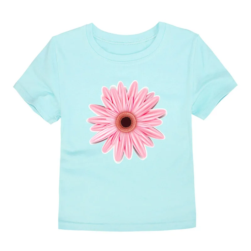 Girls' Floral Cotton Summer Shirt — Image 10