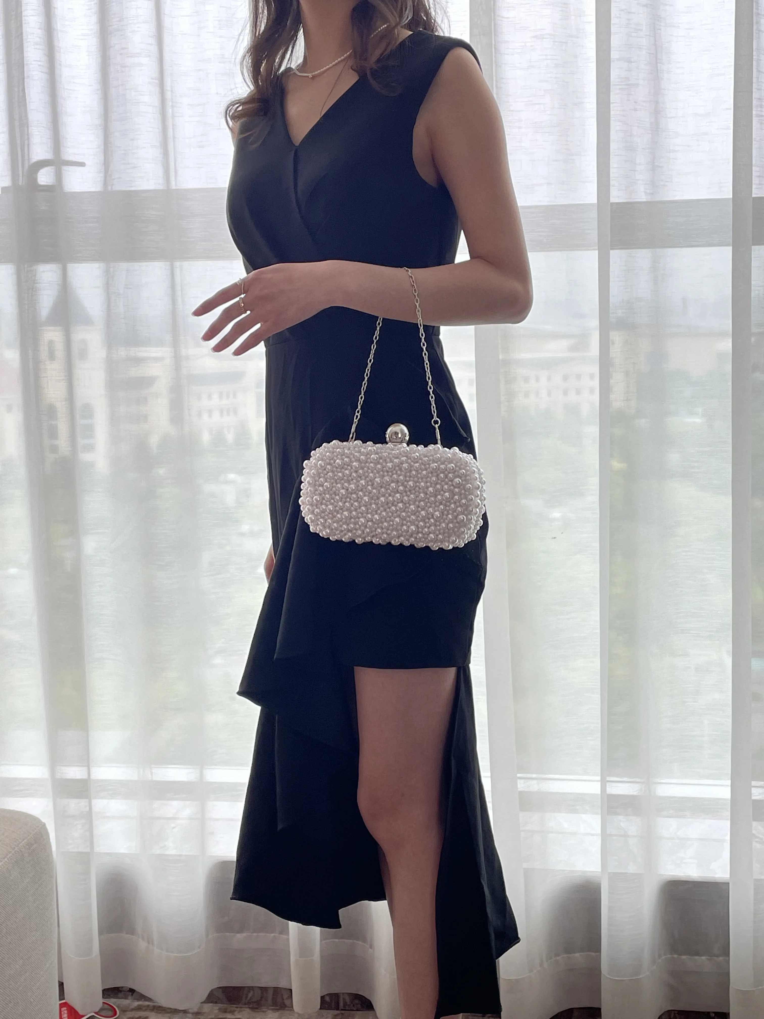 Handmade Shoulder Bag with Chain — Image 13