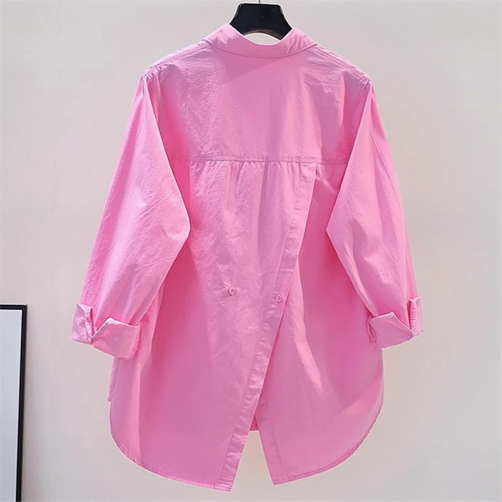 Elegant Loose Asymmetric Formal Shirt — Image 5