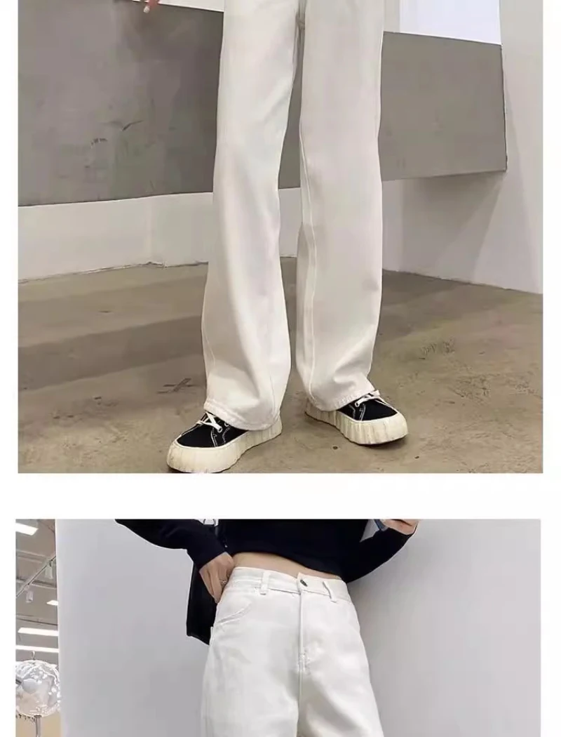 Retro Loose Denim Pants — Image 14