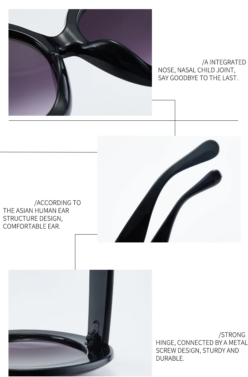 Retro Oversized Round Sunglasses — Image 3