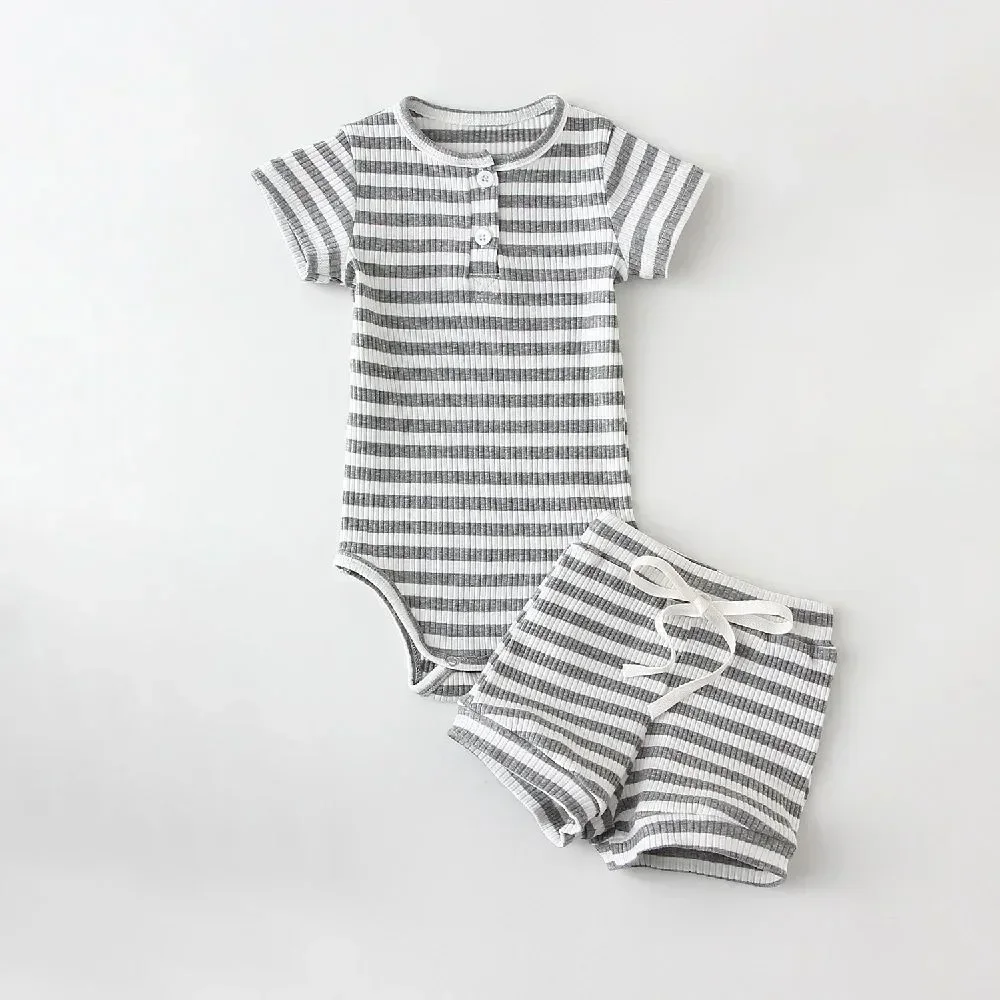 Baby 2-Piece Summer Short Set — Image 4