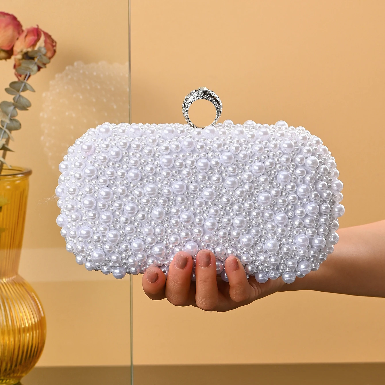 Handmade Shoulder Bag with Chain — Image 2