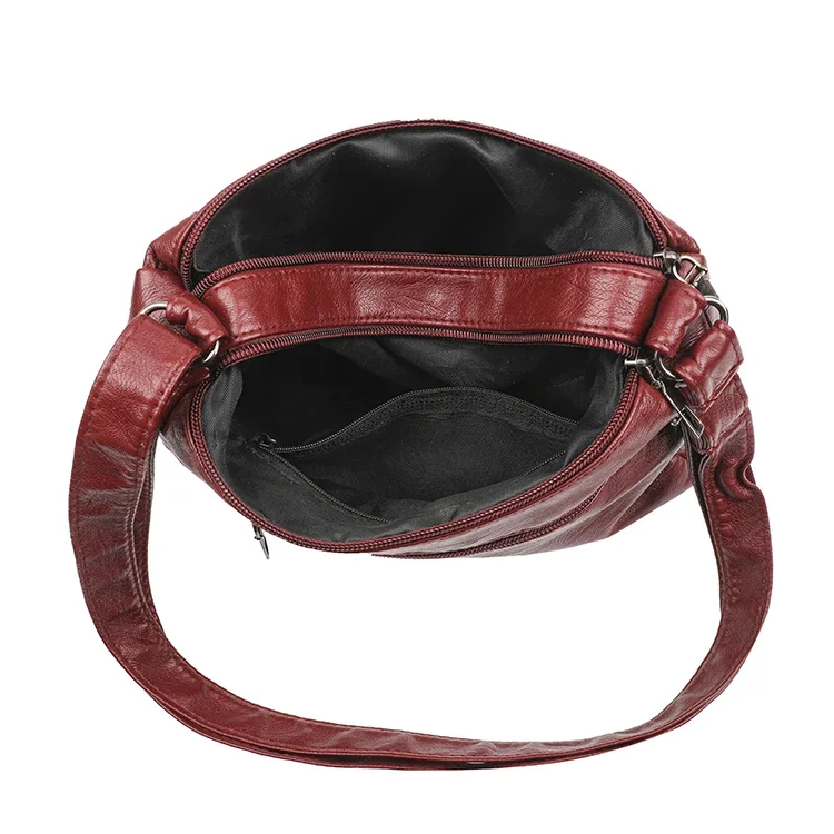 Adjustable Leather Crossbody Bag — Image 7