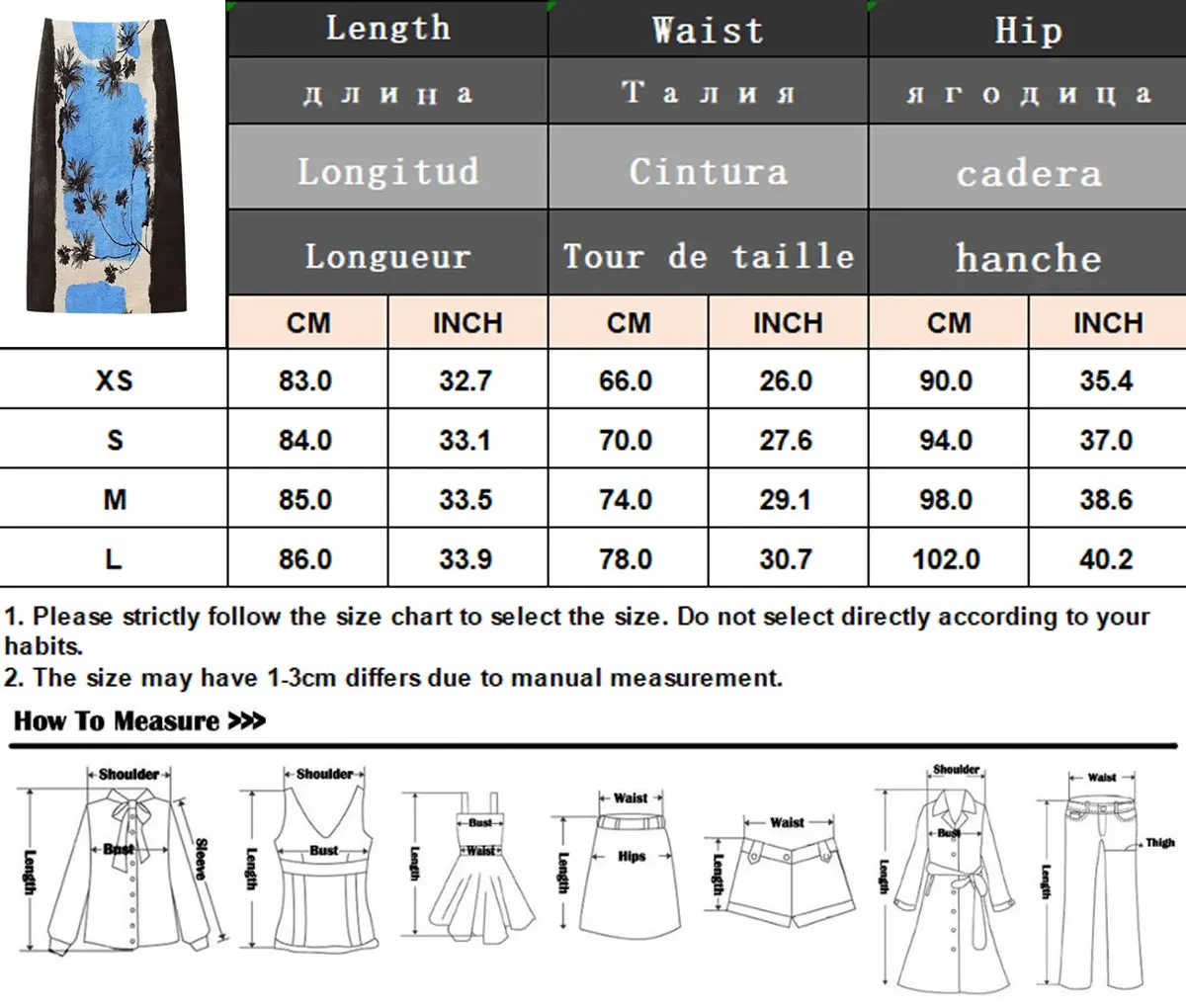 Spring Long Skirt with Zipper — Image 4