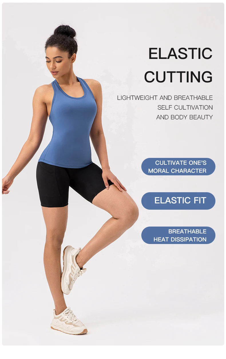 Sleeveless Yoga Fitness Shirt — Image 2