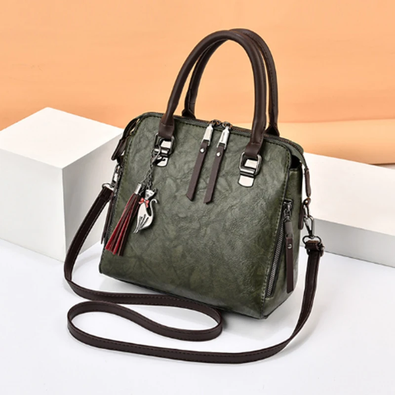 Crossbody Bag with Tassels — Image 46