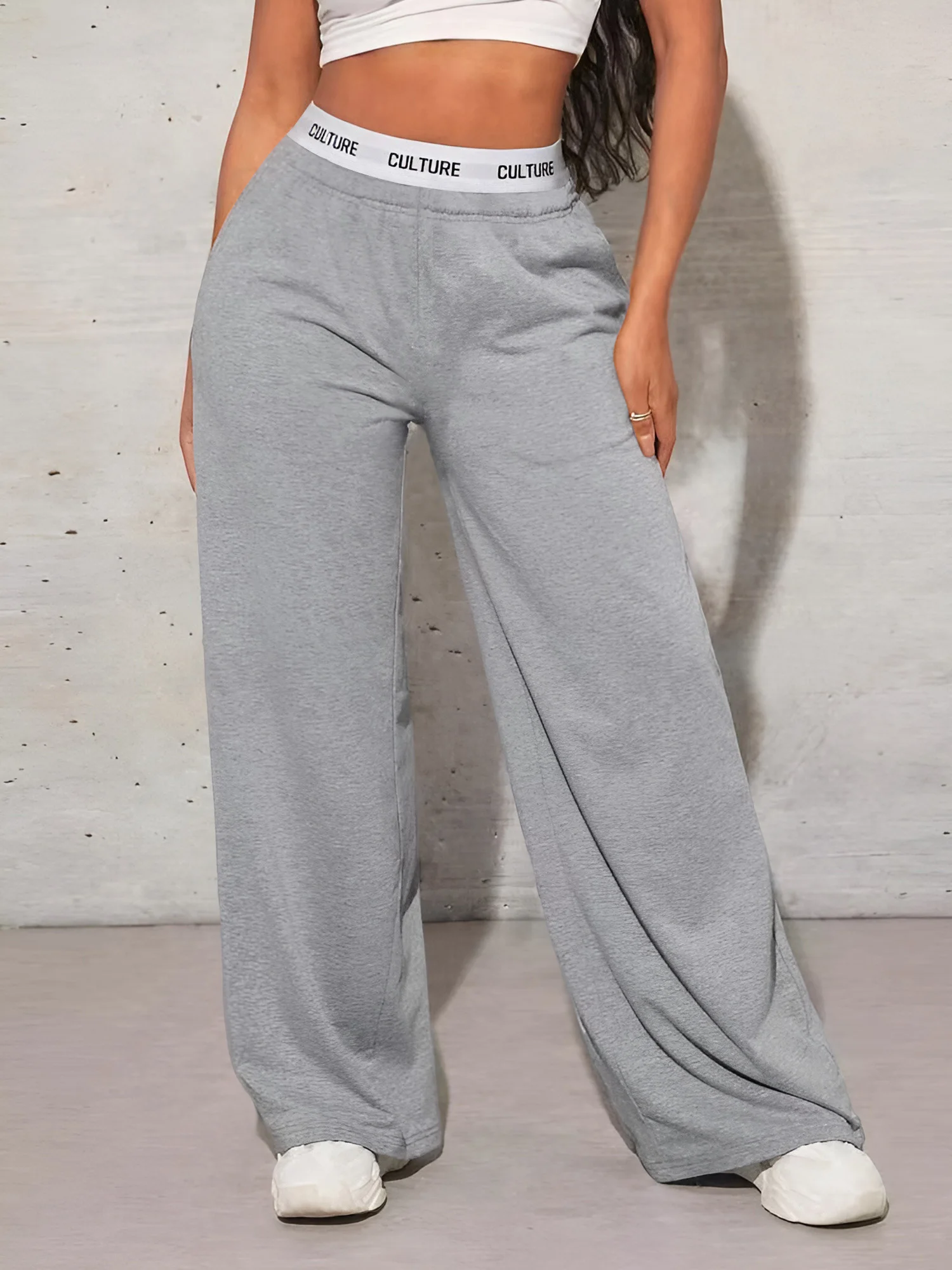 Vintage Tummy Control Wide-Leg Pants — Image 6