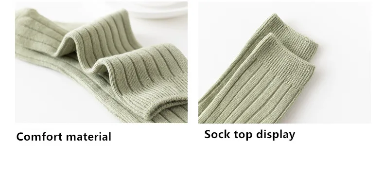 Baby Striped Cotton Long Socks — Image 15
