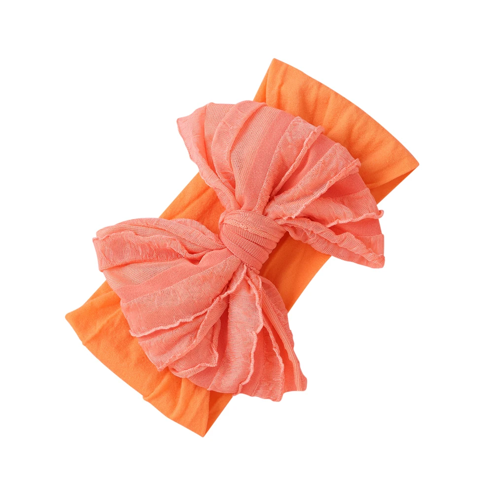 Newborn Nylon Hair Accessory with Bow — Image 7