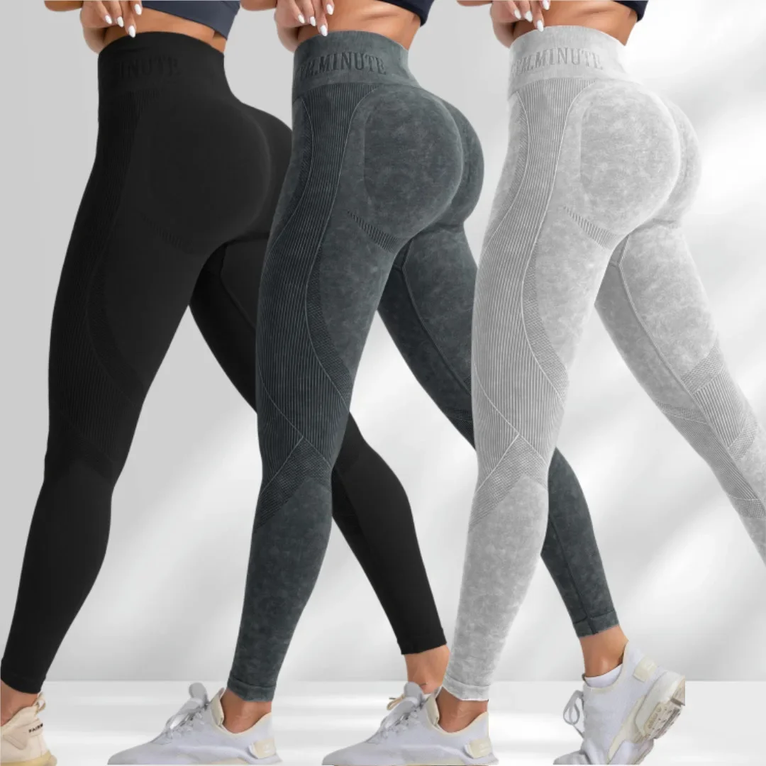 Seamless Hip-Lifting High-Waisted Yoga Pants — Image 12