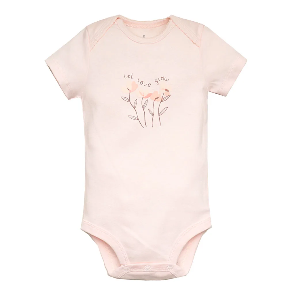 طقم خمس قطع قطني بأكمام قصيرة للرضّع — صورة 13