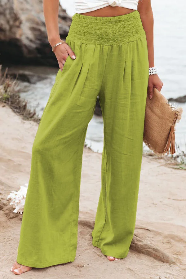 Casual Beach Pants with Drawstring — Image 7