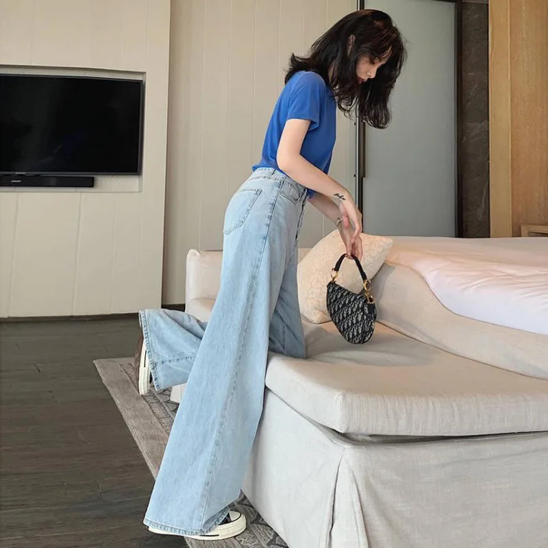 Retro Loose Denim Pants — Image 10