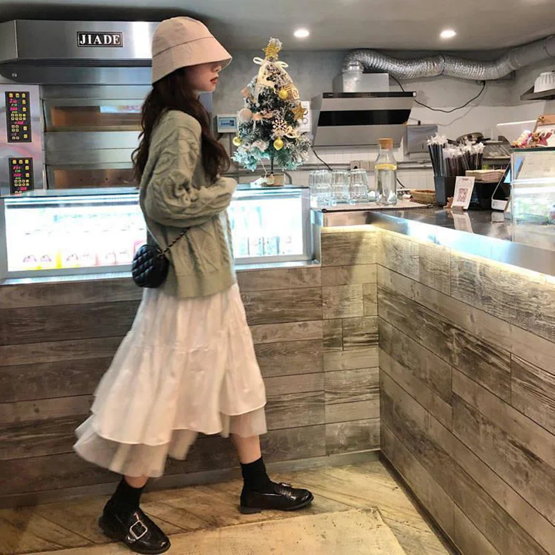 تنورة بقصّة A بشبك طويلة — صورة 7