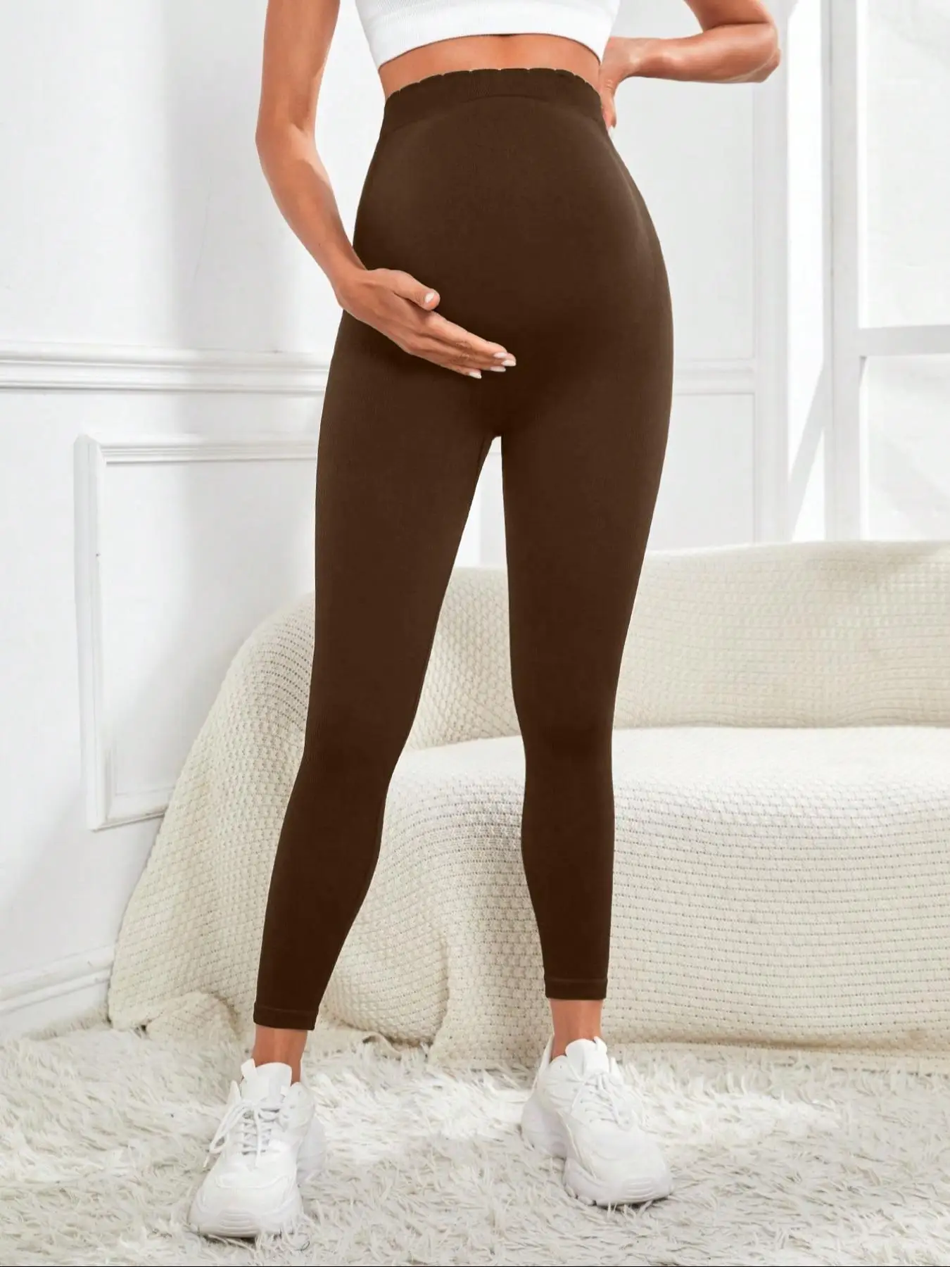 Maternity High-Waisted Leggings — Image 27