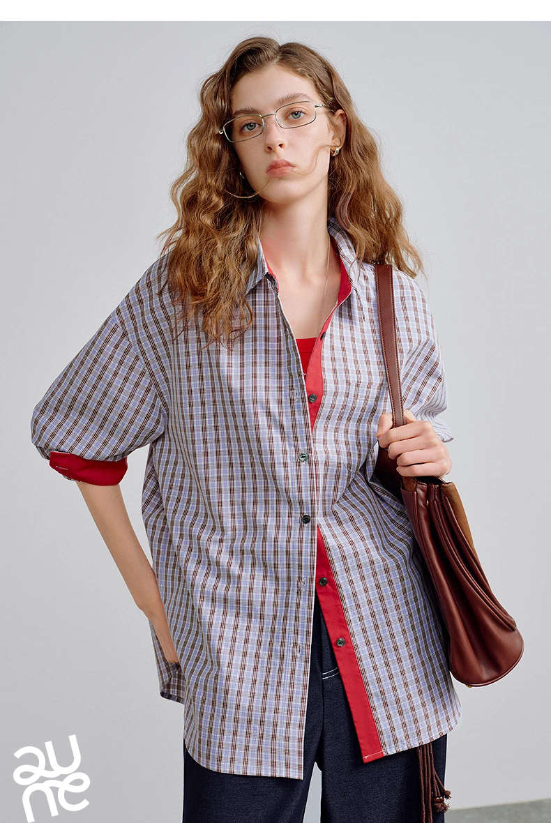 Plaid Spring Formal Shirt — Image 12