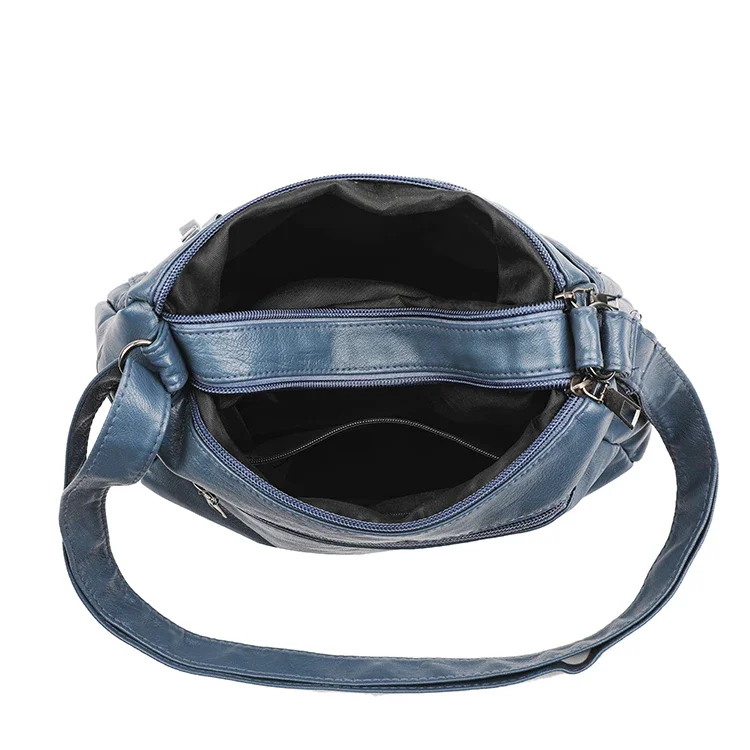 Adjustable Leather Crossbody Bag — Image 4
