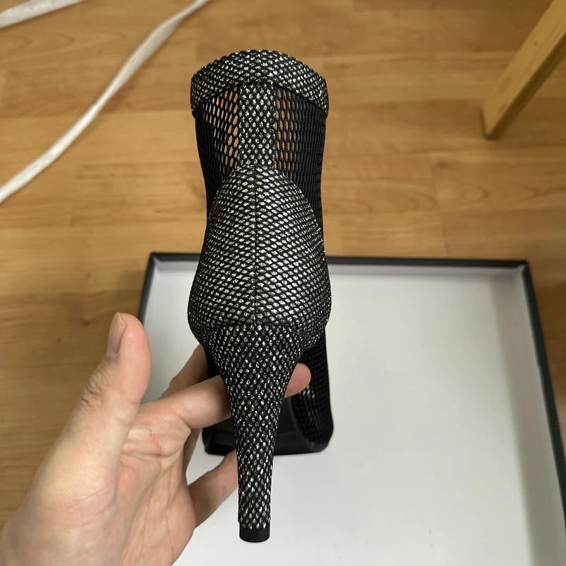 Mesh Summer High Heels — Image 81