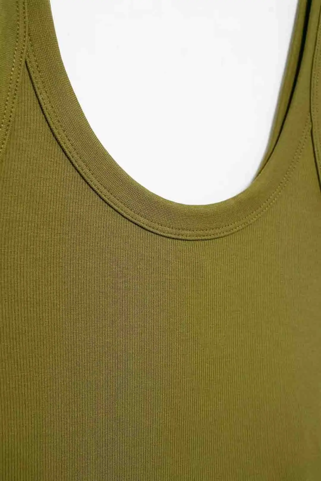Slim-Fit Ribbed Bodysuit with Buttons — Image 32
