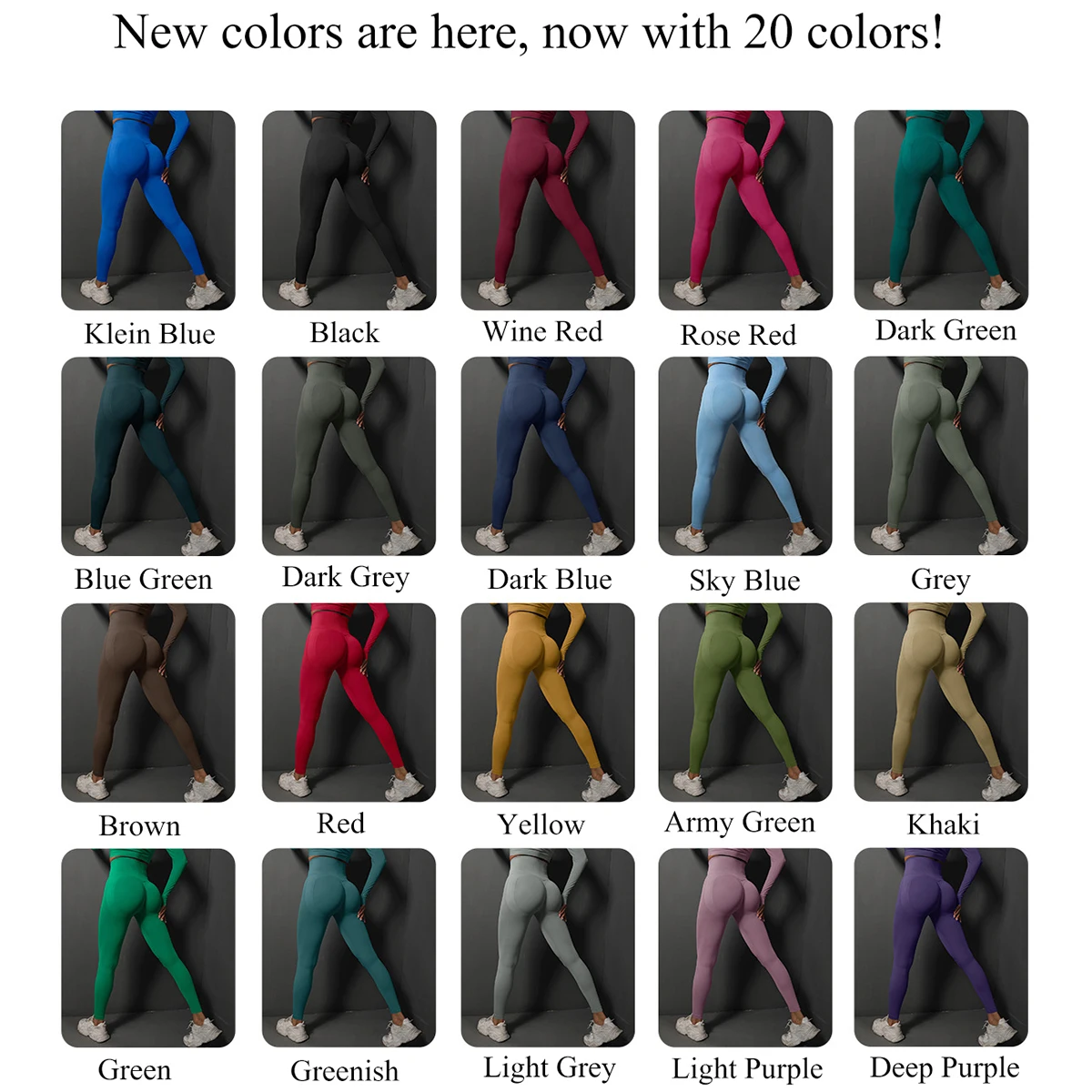 Seamless High-Waisted Leggings — Image 6
