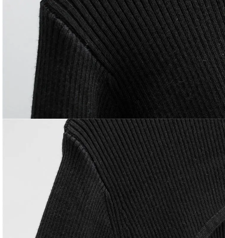 Knitted Long Sleeve Autumn Crop Top — Image 10