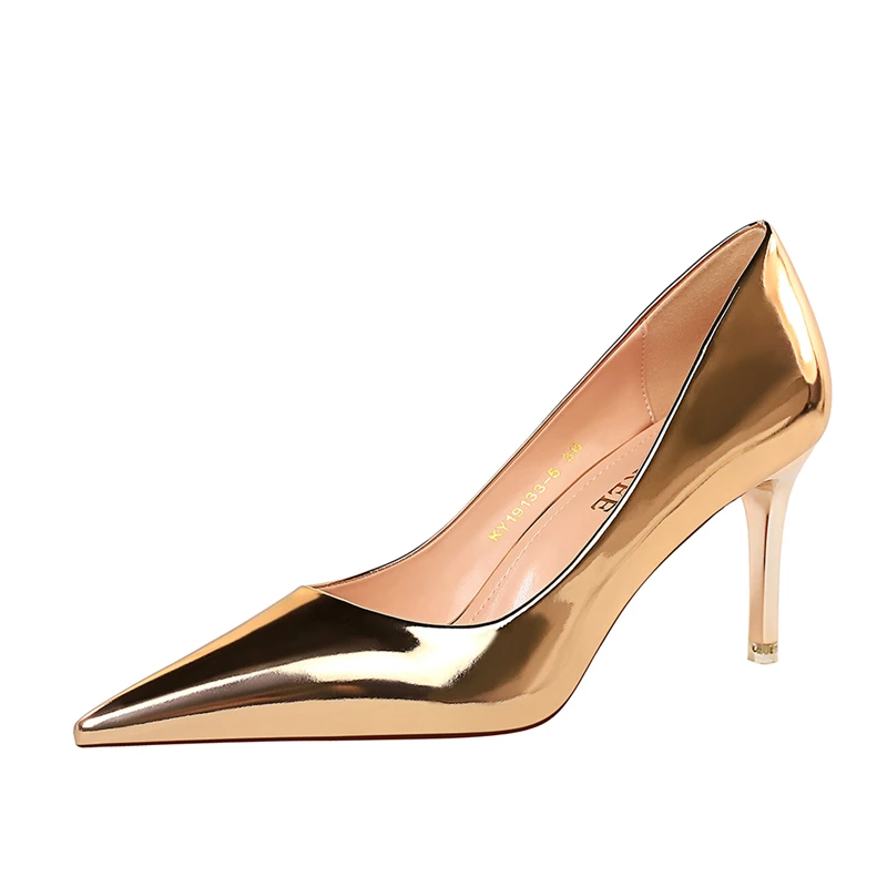 Leather High Heels — Image 32