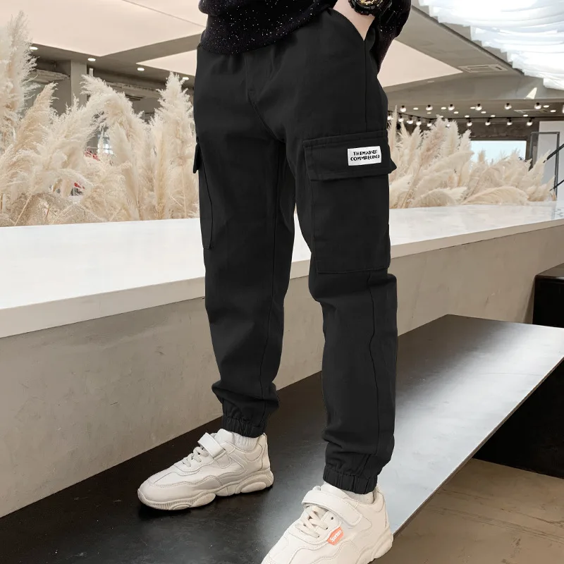 Boys' Cotton Summer Cargo Pants — Image 9